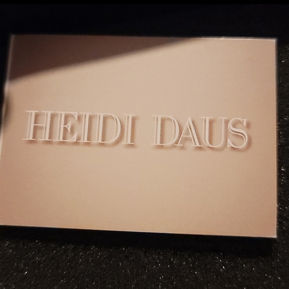 Heidi Daus "Whiplash" Crystal Linear Drop Earrings -Rose-Pierced- MWT - Picture 3 of 4